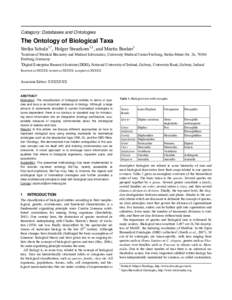Ontology / Information / Metaphysics / Upper ontology / OBO Foundry / Formal ontology / Open Biomedical Ontologies / Gene ontology / Web Ontology Language / Descriptive Ontology for Linguistic and Cognitive Engineering / Taxonomy / Metaclass