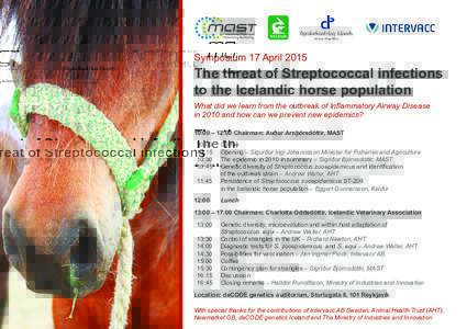 S. equi / Streptococcus / Strangles / Animal Health Trust / Biology / Jóhannsson / Sigríður / Iceland / Halldór / Gram-positive bacteria / Streptococcaceae / Europe