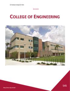 USF Graduate CatalogSECTION 16 COLLEGE OF ENGINEERING