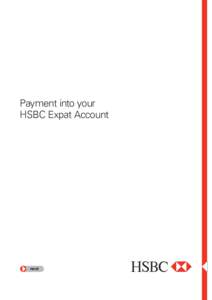 Payment into your HSBC Expat Account next  2