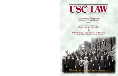 The Law School University of Southern California Los Angeles, CANonprofit org. U.S. Postage
