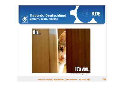 Kubuntu Deutschland gestern, heute, morgen icanhascheezburger.