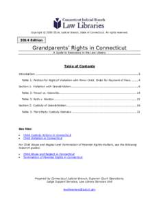 Grandparents’ Rights in Connecticut
