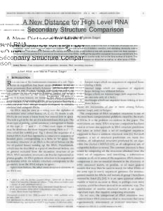 IEEE/ACM TRANSACTIONS ON COMPUTATIONAL BIOLOGY AND BIOINFORMATICS,  VOL. 2, NO. 1,