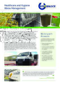 Knowaste healthcare and hygiene waste management leaflet v5.indd