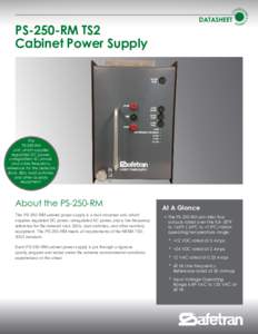 PS-250-RM TS2 Cabinet Power Supply DATASHEET  The