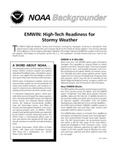 NOAA EMWIN: High-Tech Readiness for Stormy Weather T
