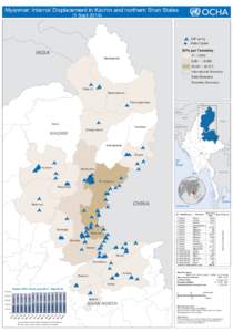 Myanmar: Internal Displacement in Kachin and northern Shan States (1 Sept[removed]IDP camp  State Capital