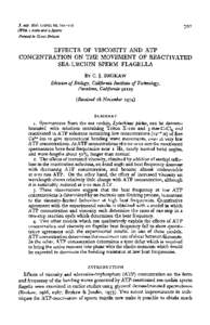 J. exp. Bid[removed]6a, [removed]iWith 1 £foi« and 9 figures Printed in Great Britain EFFECTS OF VISCOSITY AND ATP CONCENTRATION ON THE MOVEMENT OF REACTIVATED