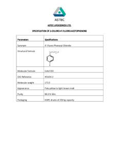 Microsoft Word - 4-Fluoro Phenacyl Chloride.doc