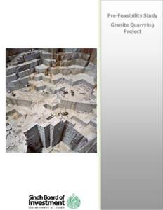 Pre-Feasibility Study Granite Quarrying Project PRE-FEASIBILITY GRANITE QUARRY PROJECT