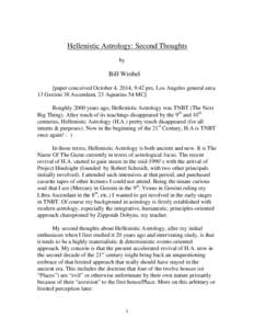 Microsoft Word - Hellenistic Astrology (Second Thoughts).doc