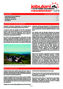 newsletter  nov 2012 issue 19  www.jabulanifoundation.org