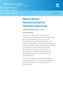 Second Screen Revolutionizing the Television Experience_Part 2.cdr