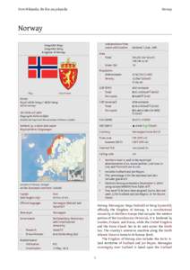 From Wikipedia, the free encyclopedia  Norway Norway -