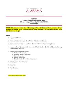 AGENDA FOR MEDALIST CLUB MEETING ON MAY 12, 1998