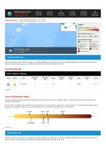 Pacific Disaster Center Area Brief: General Executive Summary Region Selected »