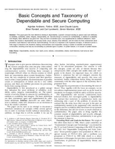 IEEE TRANSACTIONS ON DEPENDABLE AND SECURE COMPUTING,  VOL. 1, NO. 1,