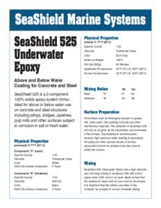 Denso SeaShield 525 Underwater Epoxy