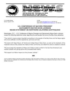 For Immediate Release: Monday, August 25, 2014 Contact: Elena Temple [removed[removed]Karen Hinton [removed[removed]
