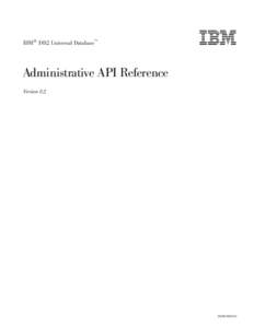 Administrative API Reference
