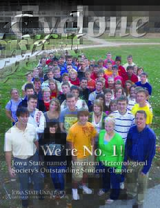 Atmospheric Sciences  Spring 2011 Keeping in touch with alumni, students, friends and faculty of the Department of Geological and Atmospheric Sciences