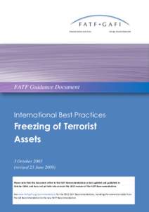 (June[removed]Best Practices SRIII Papers Freezing of terrorist assets