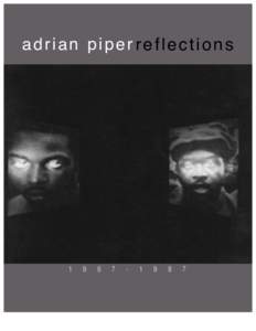adrian piper reflections  1 9