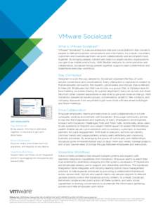 VMware Socialcast Brischure