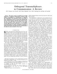 IEEE TRANSACTIONS ON SIGNAL PROCESSING, VOL. 46, NO. 4, APRIL[removed]