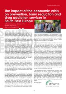 Correlation NewsletterThe impact of the economic crisis on prevention, harm reduction and drug addiction services in South East Europe