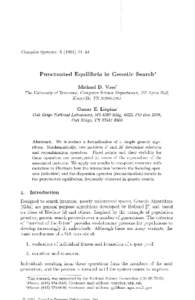 Punctuated Equilibria in Genetic Search