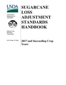 2017 Sugarcane Loss Adjustment Standards Handbook