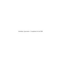 Microsoft Word - Final Sub-Agreements Compilation-FSM.doc