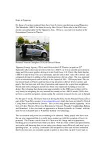 Ecars in Tipperary For those of you have noticed, there have been 2 electric cars driving around Tipperary. The Mitsubishi i-MiEV has been driven by Mrs Olivia O’Brien who is the ESB ecars electric car ambassador for t