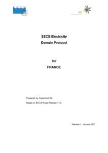 EECS Electricity Domain Protocol for FRANCE
