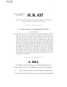I  113TH CONGRESS 1ST SESSION  H. R. 437