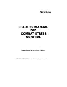 *FMFIELD MANUAL NoHEADQUARTERS DEPARTMENT OF THE ARMY