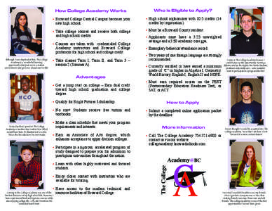 CA Why Students Brochure 2013