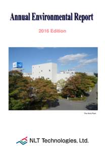 2016 Edition  The Akita Plant Table of Contents Subject