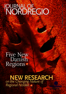NORDREGIO  Five New Danish Regions p.4