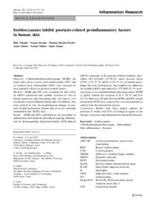 Tumor necrosis factor-alpha / Interleukin 17 / Interleukin / CCL2 / IL1A / Proinflammatory cytokine / ICAM-1 / Macrophage / Lipopolysaccharide / Cytokines / Biology / Psoriasis