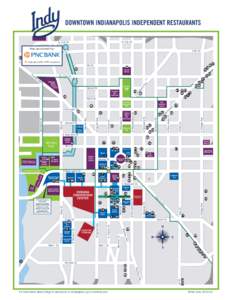 DOWNTOWN INDIANAPOLIS INDEPENDENT RESTAURANTS 11th St. 11th St.  Map sponsored by: