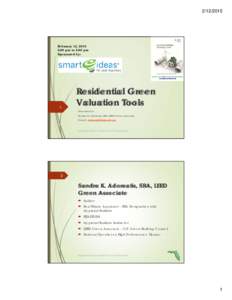 Microsoft PowerPoint - PA Res Green Valuation ToolsCompatibility Mode]