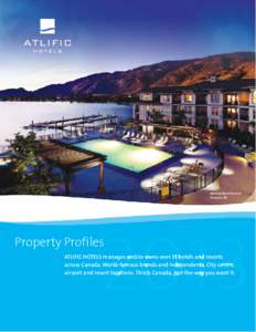 Atlific Hotels - Property Profiles 2013