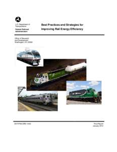U.S. Department of Transportation Best Practices and Strategies for  Federal Railroad