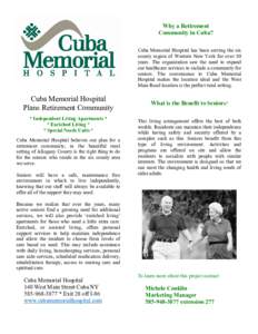 Why a Retirement Community in Cuba?