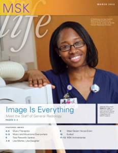 MARCHA Publication for the Staff of Memorial Sloan-Kettering Cancer Center produced by the Human Resources Division