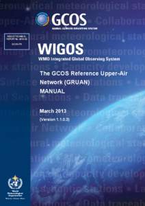 WIGOS TECHNICAL REPORT No[removed]GCOS-170 The GCOS Reference Upper-Air Network (GRUAN)