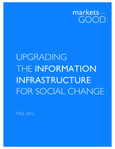   	
   UPGRADING THE INFORMATION INFRASTRUCTURE